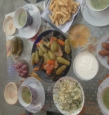 وهيك كان فطورنا لليوم