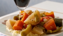 طاجن مغربي بالخضار