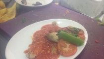 السمك بالصلصة