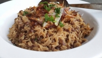 رز وعدس شهي وسهل وسريع