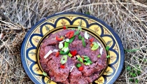 فيليه اللحم البقري بحشو البطاطس والاعشاب 