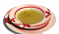 شوربة الخضار والشعرية