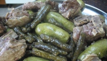 ورق دوالي مع كوسا و ريش