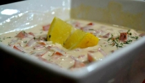 سلطة البندورة بالطحينة