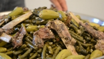 كوسا مع ورق عنب واضلاع خروف