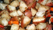 بطاطا مشوية