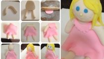 كيف نحضر شكل من عجينة السكر