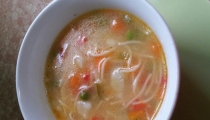 شوربة الخضار بالمعكرونه