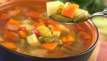 شوربة الجزر والخضار