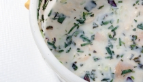 شوربة البطاطا والكريمة