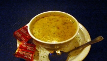 شوربة الفطر بالجبنة