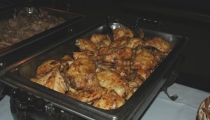 صينية دجاج بكرات البيوريه