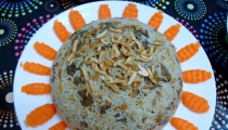 ارز بخاري باللحمة