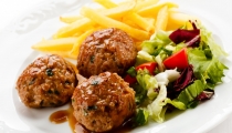 كرات اللحم بالصويا صوص