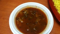 شوربة الفريكة والجوز 